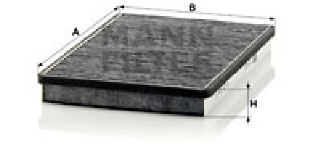 Filtr kabinowy MANN-FILTER CUK2672 