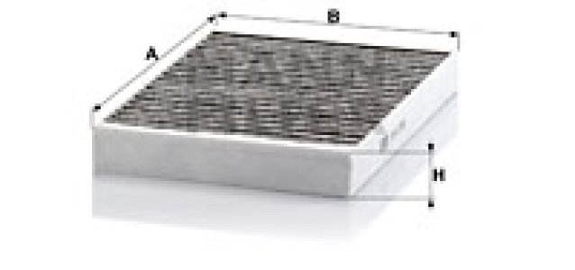 Filtr kabinowy MANN-FILTER CUK2722-2 CUK27222