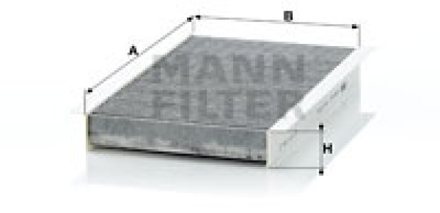 Filtr kabinowy MANN-FILTER CUK2747 