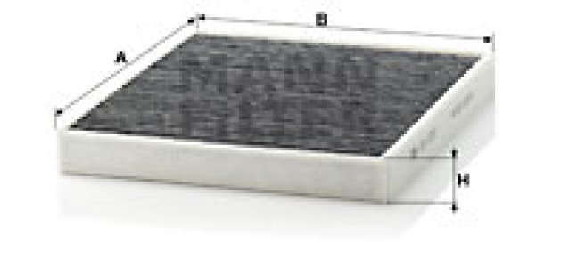 Filtr kabinowy MANN-FILTER CUK2757 CU2757
