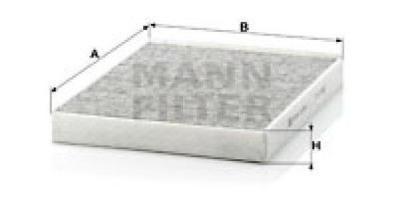 Filtr kabinowy MANN-FILTER CUK2842 