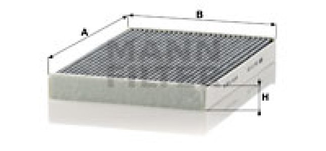 FILTR KABINY WEGLOWY