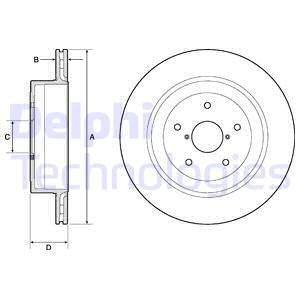 TARCZA HAM.TYL SUBARU IMPREZA 04-