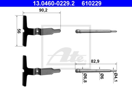 ZESTAW MONT.KLOCKOW HAM.MERCEDES
