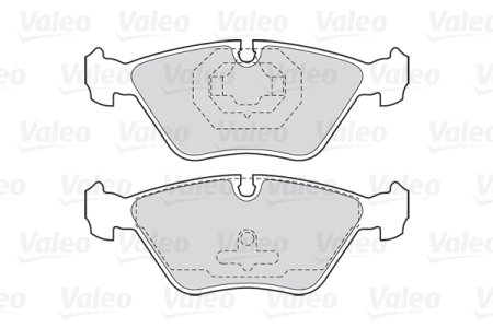 KLOCKI HAMULCOWE VALEO 301616  FIRST
