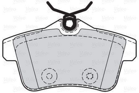 KLOCKI HAMULCOWE VALEO 302126 FIRST