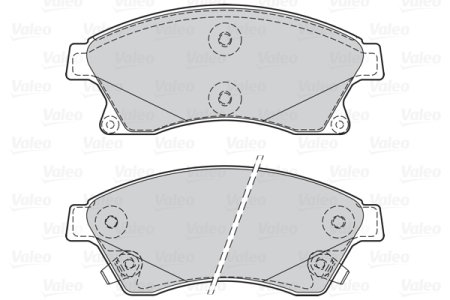 KLOCKI HAMULCOWE VALEO 302130 FIRST