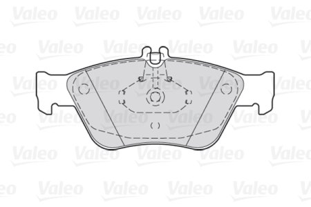 KLOCKI HAMULCOWE VALEO 301357 FIRST