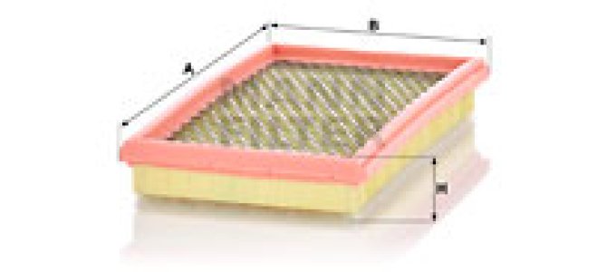 Filtr powietrza MANN-FILTER C2966 