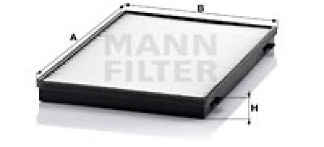 Filtr kabinowy MANN-FILTER CU3943 
