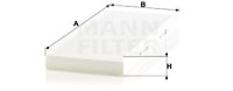 Filtr kabinowy MANN-FILTER CU3955 