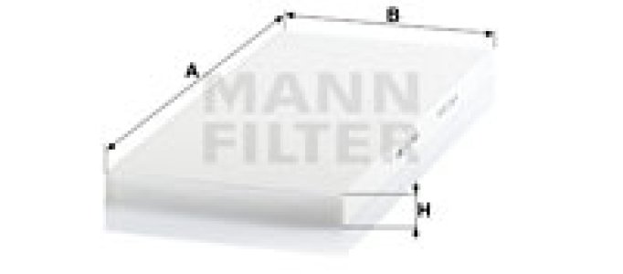 Filtr kabinowy MANN-FILTER CU4594 