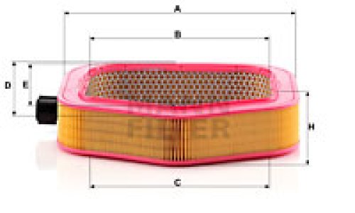 Filtr powietrza MANN-FILTER C40193 