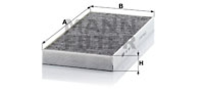 Filtr kabinowy MANN-FILTER CUK3621 