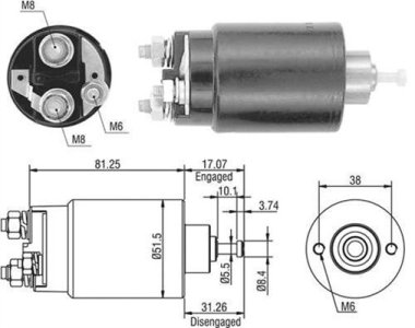 ELEKTROMAGNES MAGNETI MARELLI AME0404 F3RZ11390A FORD