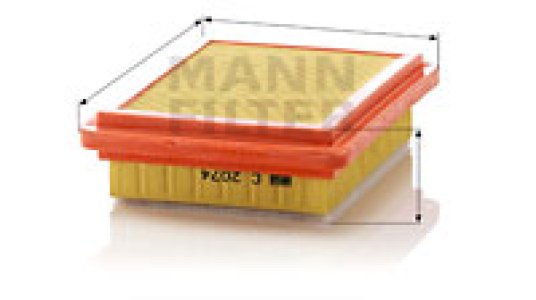 Filtr powietrza MANN-FILTER C2074 