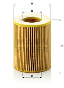Filtr oleju MANN-FILTER HU925/4X HU9254X