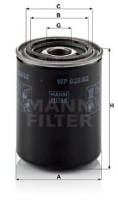 Filtr oleju MANN-FILTER WP928/82 WP92882
