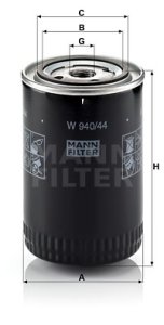 Filtr oleju MANN-FILTER W940/44 W94044