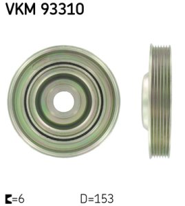 Koło pasowe SKF VKM 93310 