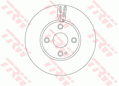 TARCZA HAMULC. MAZDA 2  14-