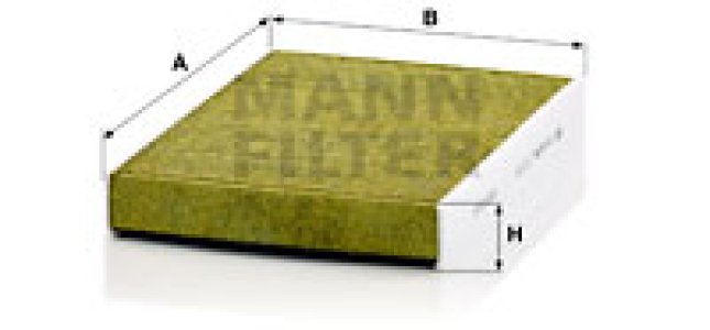 FILTR KABINY WEGLOWY Z POLIFENOLEM