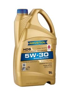 OLEJ RAVENOL HDS 5W-30 CLEANSYNTO 5L