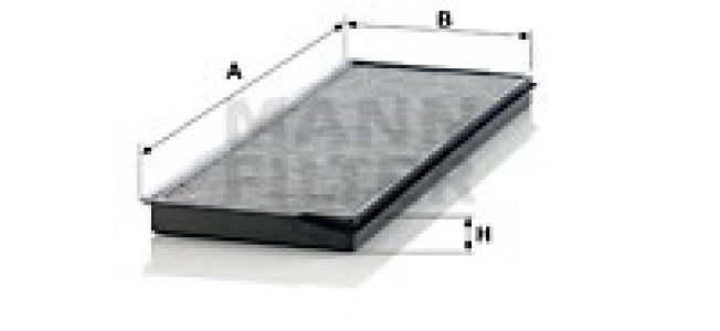 FILTR KABINY WEGLOWY