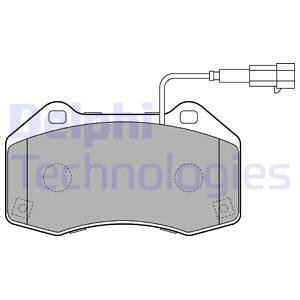 KLOCKI HAMULCOWE PRZÓD DELPHI LP2280 ALFA MITO 1.4 TJET 08