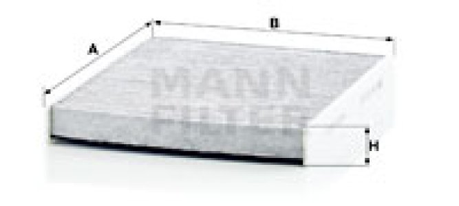 FILTR KABINY WĘGLOWY MANN-FILTER CUK26021 