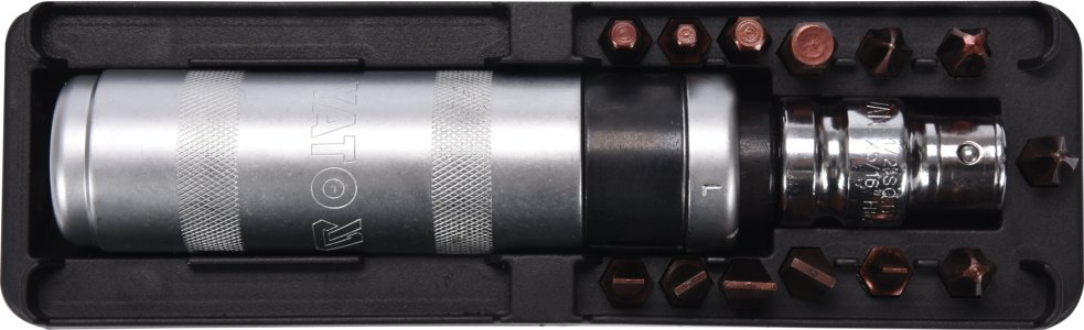 ZESTAW-WKRET. UDAROWY Z KONCOWKAMI 15SZT