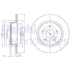 TARCZA HAM.FORD C-MAX II 10- TYL