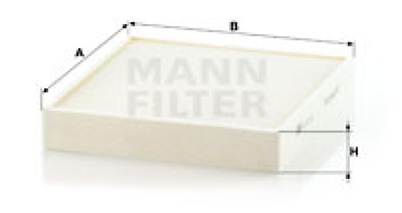 Filtr kabinowy MANN-FILTER CU26010 