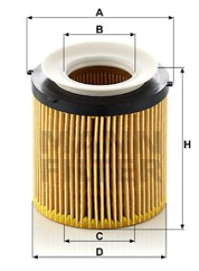 Filtr oleju MANN-FILTER HU8002Y 