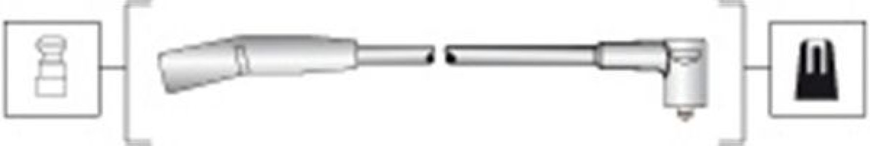 Przewody wysokiego napięcia komplet MAGNETI MARELLI MSK1280 