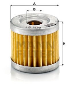 Filtr oleju MANN-FILTER MH51 