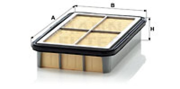 Filtr powietrza MANN-FILTER C2568 