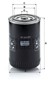 Filtr oleju MANN-FILTER W940/81 W94081