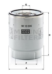 Filtr paliwa MANN-FILTER WK10006Z 