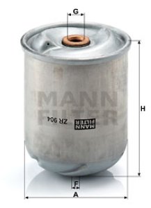 Filtr oleju MANN-FILTER ZR904X 