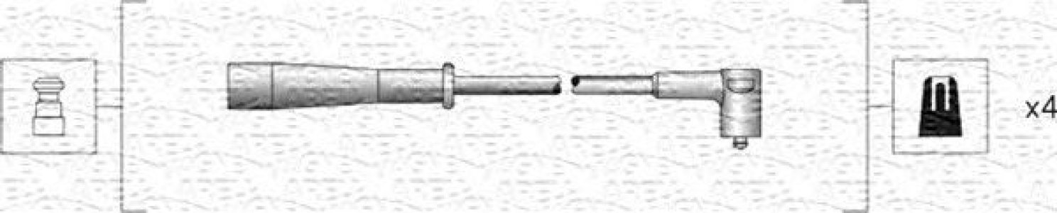 Przewody zapłonowe MAGNETI MARELLI MSK1130 