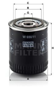 Filtr oleju MANN-FILTER W930/11 W93011
