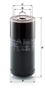 Filtr oleju automatyczna skrzynia biegów MANN-FILTER W962/15 W96215