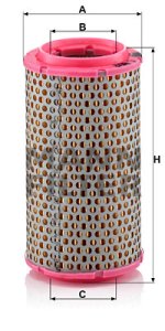 Filtr powietrza MANN-FILTER C816/2 C8162