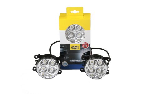 ŚWIATŁA LED DO JAZDY DZIENNEJ OKRĄGŁE 90mm LEDOWE