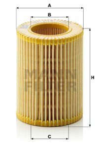 Filtr oleju MANN-FILTER HU714X 