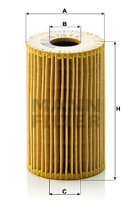 Filtr oleju MANN-FILTER HU715/4X HU7154X