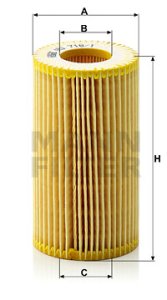 Filtr oleju MANN-FILTER HU718/1Z HU7181Z