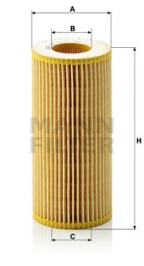 Filtr oleju MANN-FILTER HU721/2X HU7212X