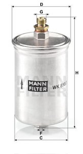 Filtr paliwa MANN-FILTER WK830/3 WK8303